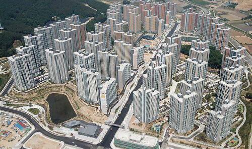 e편한세상 용인 한숲시티 전경